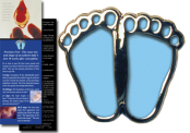 Blue Feet Pin